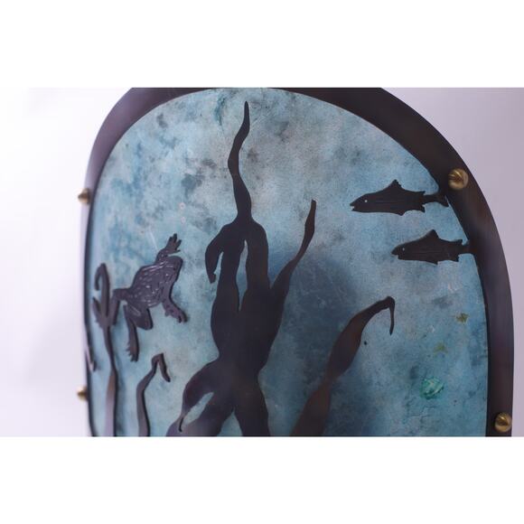 Nautical, Ocean, Wall, Sconces, Turtles, Large Lamp, Decor, Lighting,, 250625-WH - Picture 3 of 5